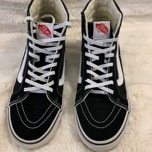 Vans black suede high-tops in Women’s size 7.5